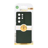 GEAR Onsala Samsung Galaxy S25 Ultra Silicone Touch Case - Olive Green