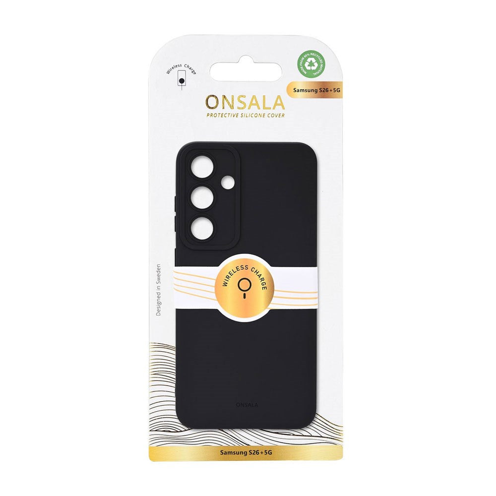 Samsung Galaxy S26+ (Plus) Onsala Silicone Case - MagSafe Compatible - Black