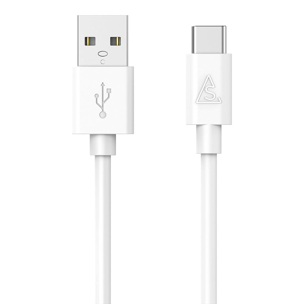 Smartline (3A/15W) USB2.0 - USB-C Cable 2 w. - White