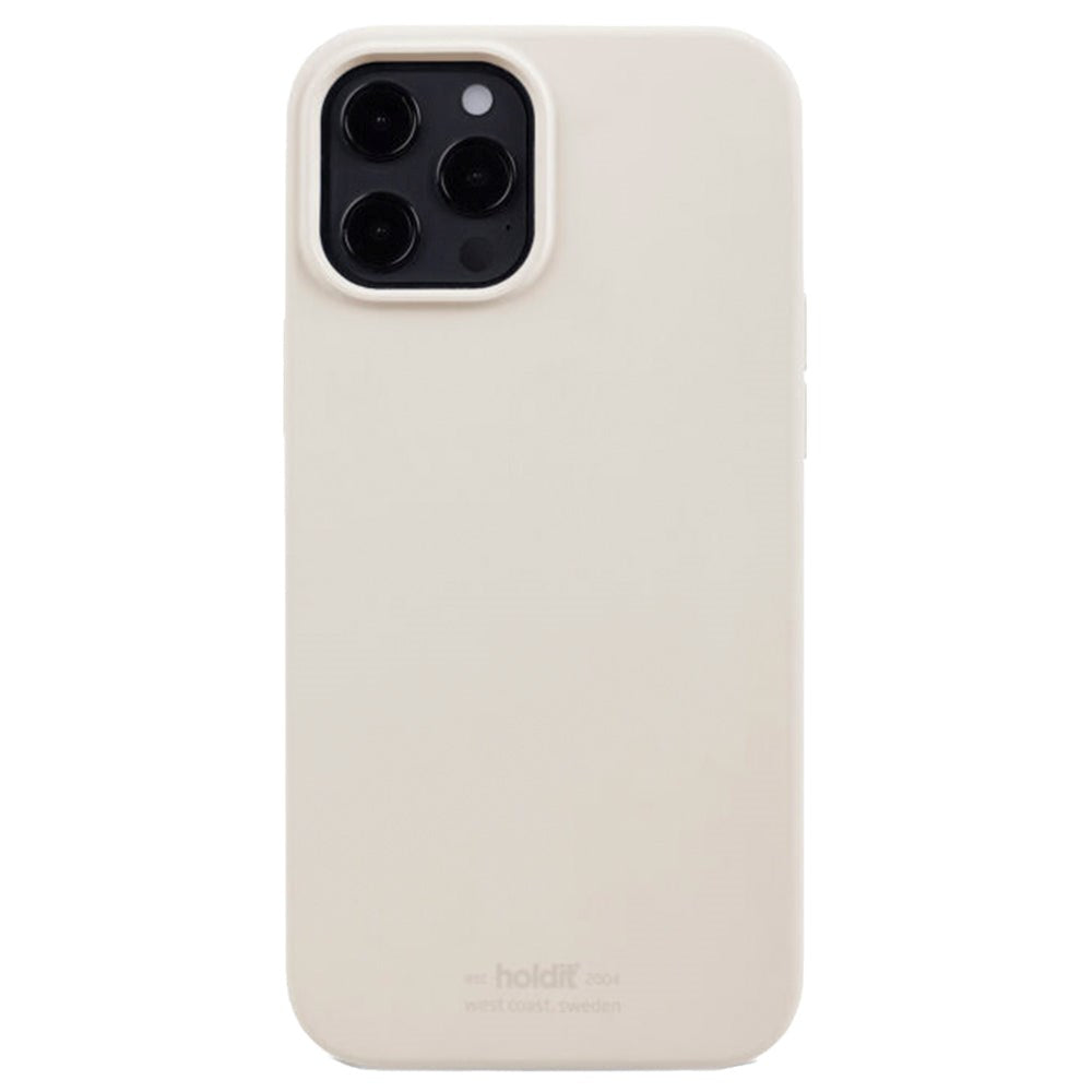 Holdit iPhone 12 / 12 Pro Soft Touch Silicone Case - Light Beige