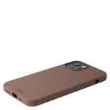 Holdit iPhone 14 Plus Soft Touch Silicone Case - Dark Brown