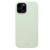 Holdit iPhone 12 / 12 Pro Soft Touch Silikone Case - White Moss