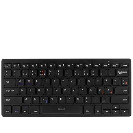 Universal Deltaco Bluetooth Keyboard TB-631 (Nordic) - Black