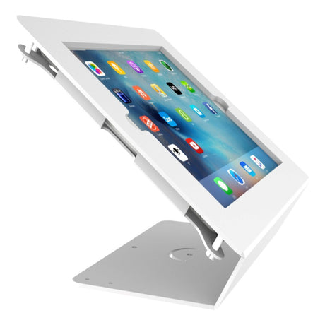 Deltaco Tablet Holder for Table - Max. Dimensions: 9.7" - White