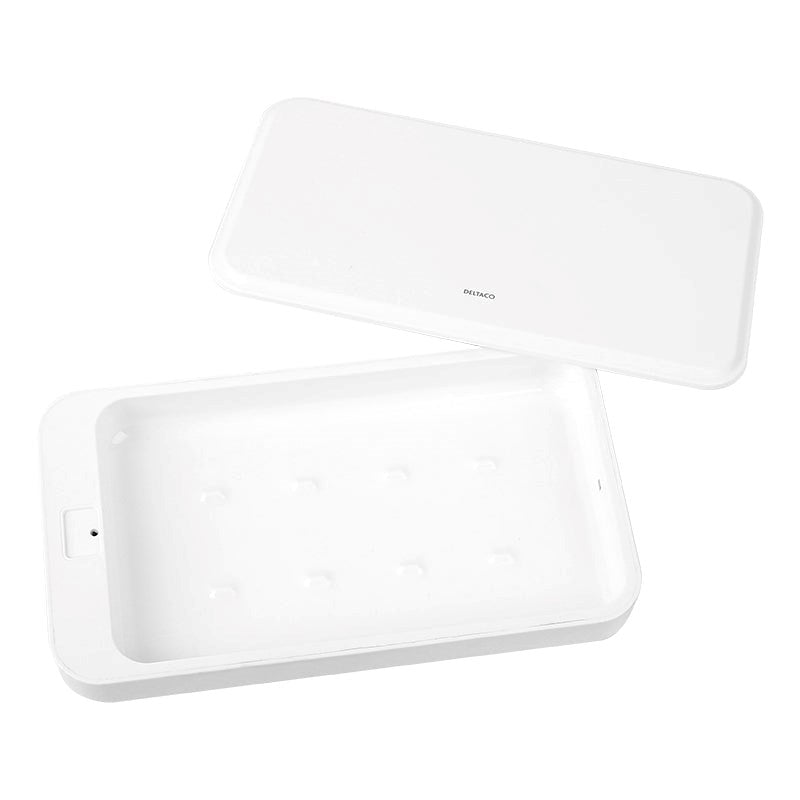 Deltaco UV Sanitizing Box - Steriliser Phone / Keys / Wallet - White