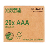 Deltaco Ultimate Alkaline 20 x AAA Batteries