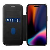 X2O iPhone 17 Pro Mag Wallet Flip Case with Card holder - Black
