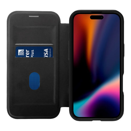 X2O iPhone Air Mag Wallet Flip Case with Card holder - Black