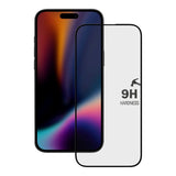 X2O iPhone 17 9H Tempered Glass Screen Protector - incl. Mounting Frame - Transparent / Black Edge