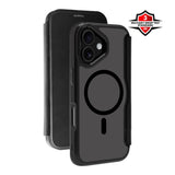 X2O iPhone 17 Mag Wallet Flip Case with Card holder - Black
