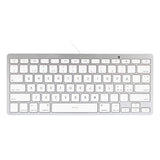 Deltaco Lightning Keyboard for iPad with Nordic Layout - White / Silver