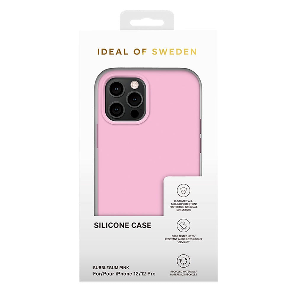 iDeal Of Sweden iPhone 12 / 12 Pro Silicone Case - Bubblegum Pink