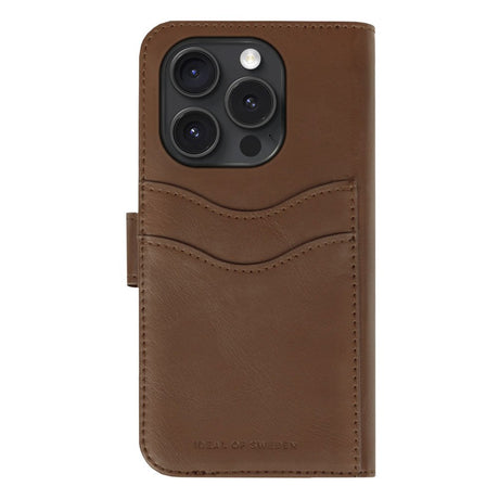 iDeal Of Sweden iPhone 15 Pro Magnet Wallet+ Case - Brown