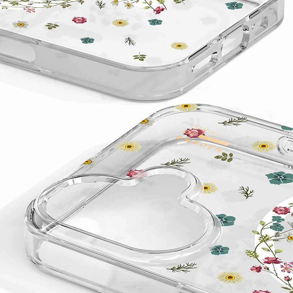 iDeal Of Sweden Clear Case for iPhone 16 - MagSafe Compatible - Petite Floral