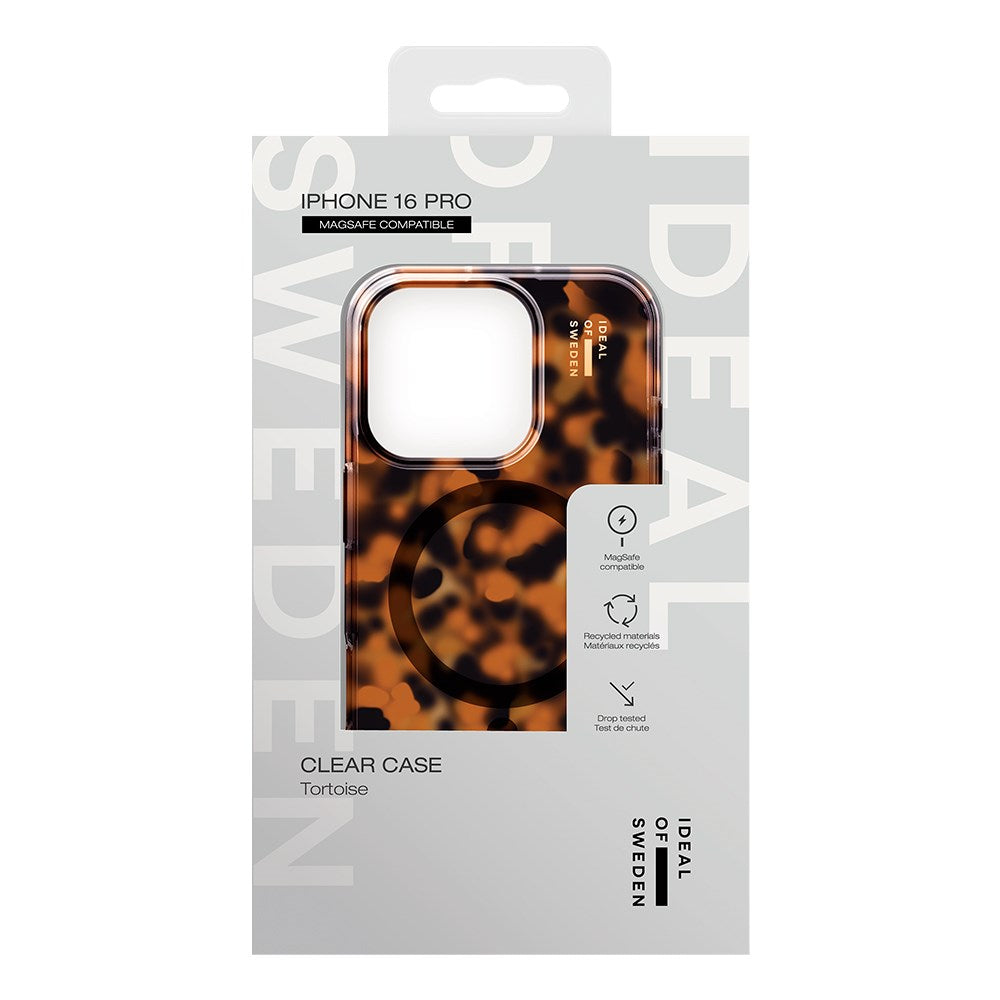 iDeal Of Sweden iPhone 16 Pro Clear Case - MagSafe Compatible - Tortoise