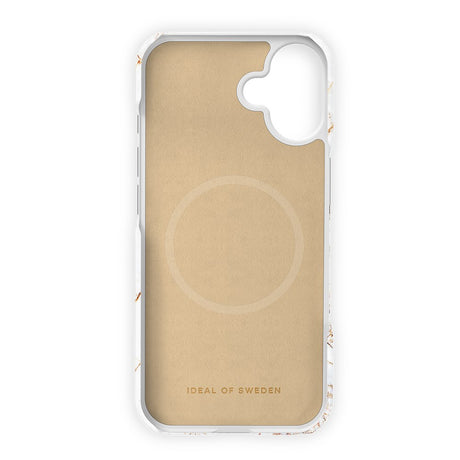 iDeal Of Sweden iPhone 16 Fashion Case - MagSafe Compatible - Carrara Gold