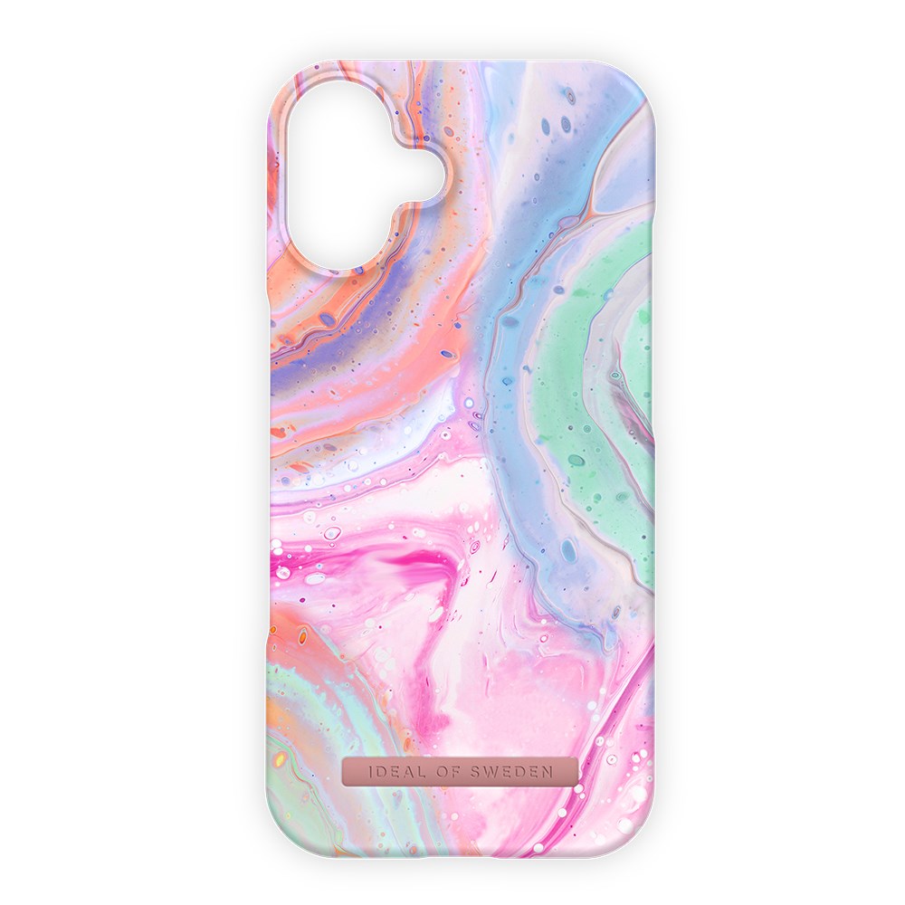 iDeal Of Sweden iPhone 16 Fashion Case - MagSafe Compatible - Pastel Marble