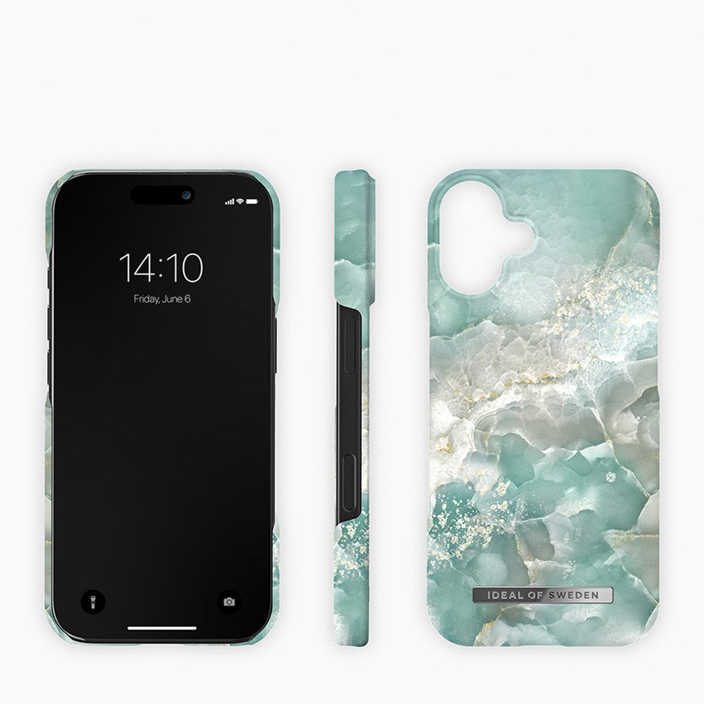 iDeal Of Sweden iPhone 16 Plus Fashion Case - MagSafe Compatible - Azura Marble