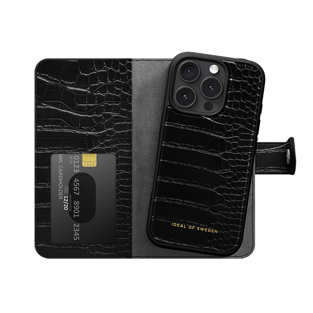 iDeal Of Sweden iPhone 16 Pro Magnet Wallet+ Case - Croco