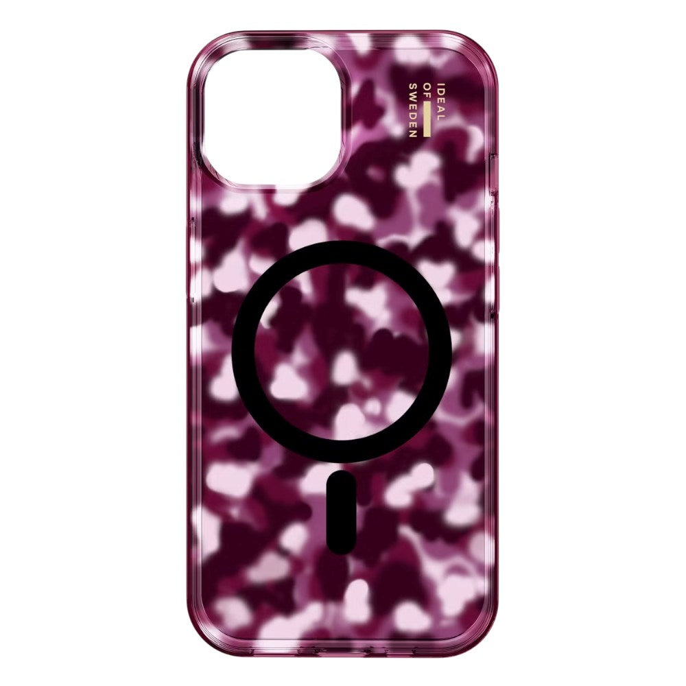iPhone 17e / 16e / 15 / 14 / 13 iDeal Of Sweden Clear Case - MagSafe Compatible - Cherry Crush