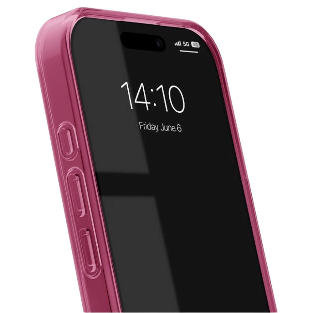 iPhone 16 iDeal Of Sweden Clear Case - MagSafe Compatible - Cherry Crush