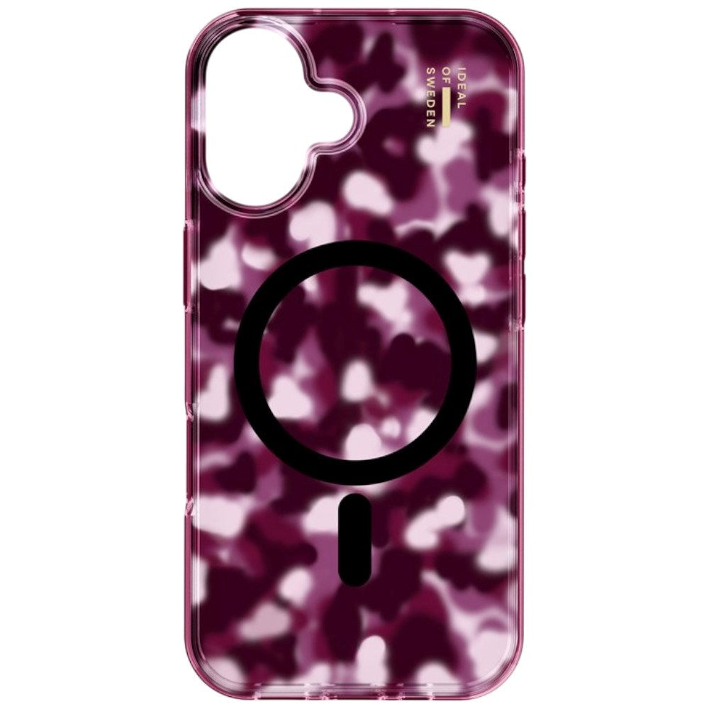 iPhone 16 iDeal Of Sweden Clear Case - MagSafe Compatible - Cherry Crush