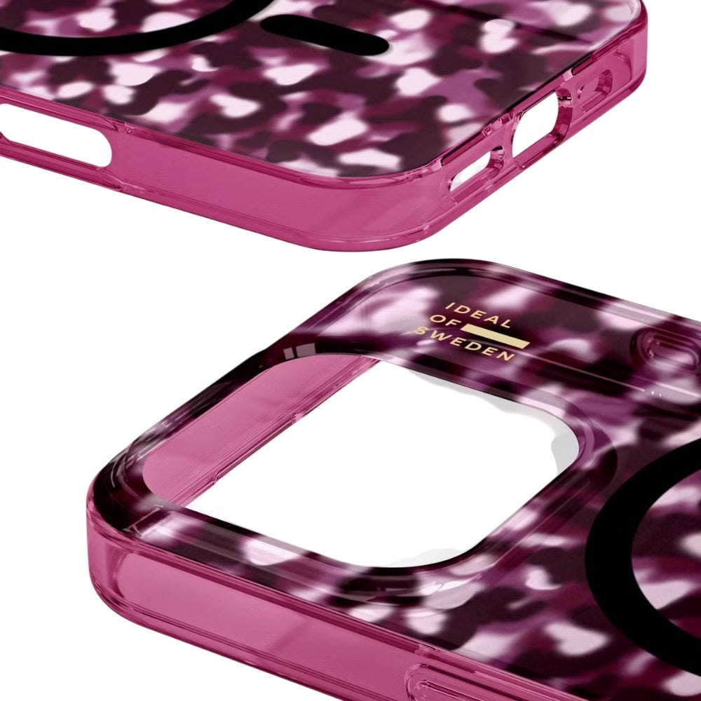 iPhone 16 Pro iDeal Of Sweden Clear Case - MagSafe Compatible - Cherry Crush