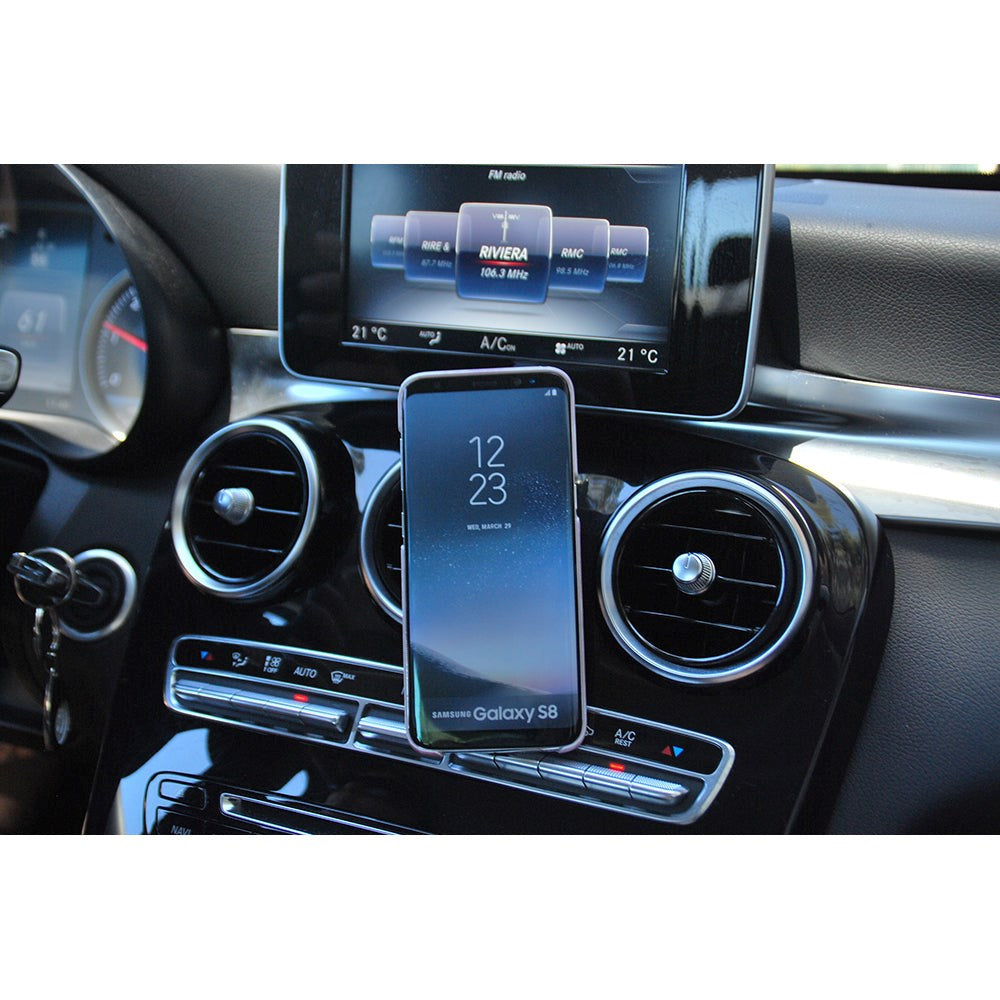 IDEAL OF SWEDEN Magnetic Car Phone Holder - Silver