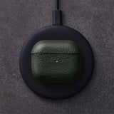 Woolnut AirPods (3rd gen.) Genuine Leather Case - Green