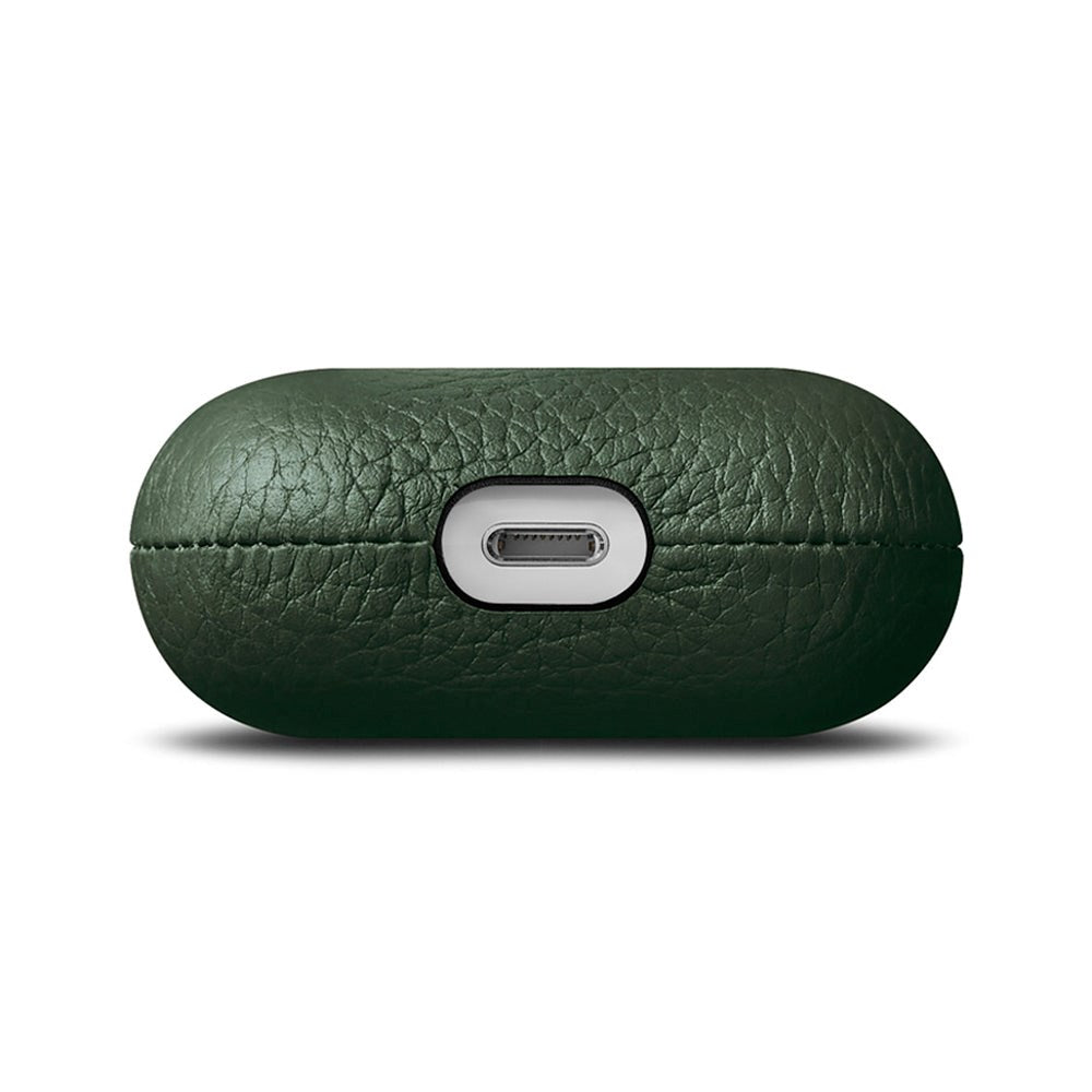 Woolnut AirPods (3rd gen.) Genuine Leather Case - Green