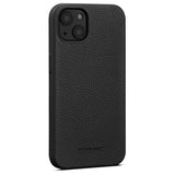 iPhone 13 WOOLNUT Full Grain Leather Case - MagSafe Compatible - Black