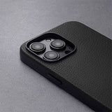 iPhone 14 Pro WOOLNUT Full Grain Leather Case - MagSafe Compatible - Black