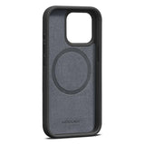 iPhone 15 Pro Woolnut Genuine Leather Case w. Action Button - MagSafe Compatible - Black