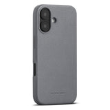 iPhone 16 WOOLNUT Full Grain Leather Case - MagSafe Compatible - Grey