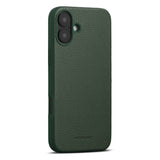 iPhone 16 Plus WOOLNUT Full Grain Leather Case - MagSafe Compatible - Green