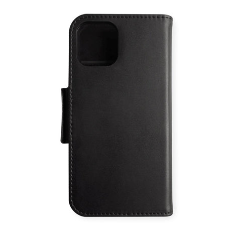 iPhone 12 / 12 Pro Key Nordfjord Slim Magnet Wallet PU Leather Flip Case - Black