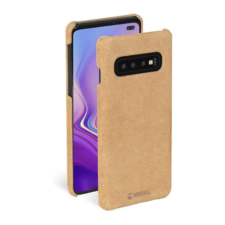 Krusell Broby Samsung Galaxy S10e Suede Case - Beige