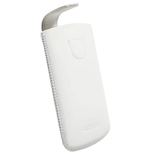 Krusell Asperö Pouch Leather Pocket White - (Max. Phone: 124 x 59 x 8 mm)