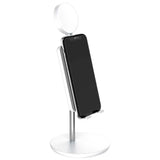 Digipower Shine 3" Ring Light Stand for Smartphone - White