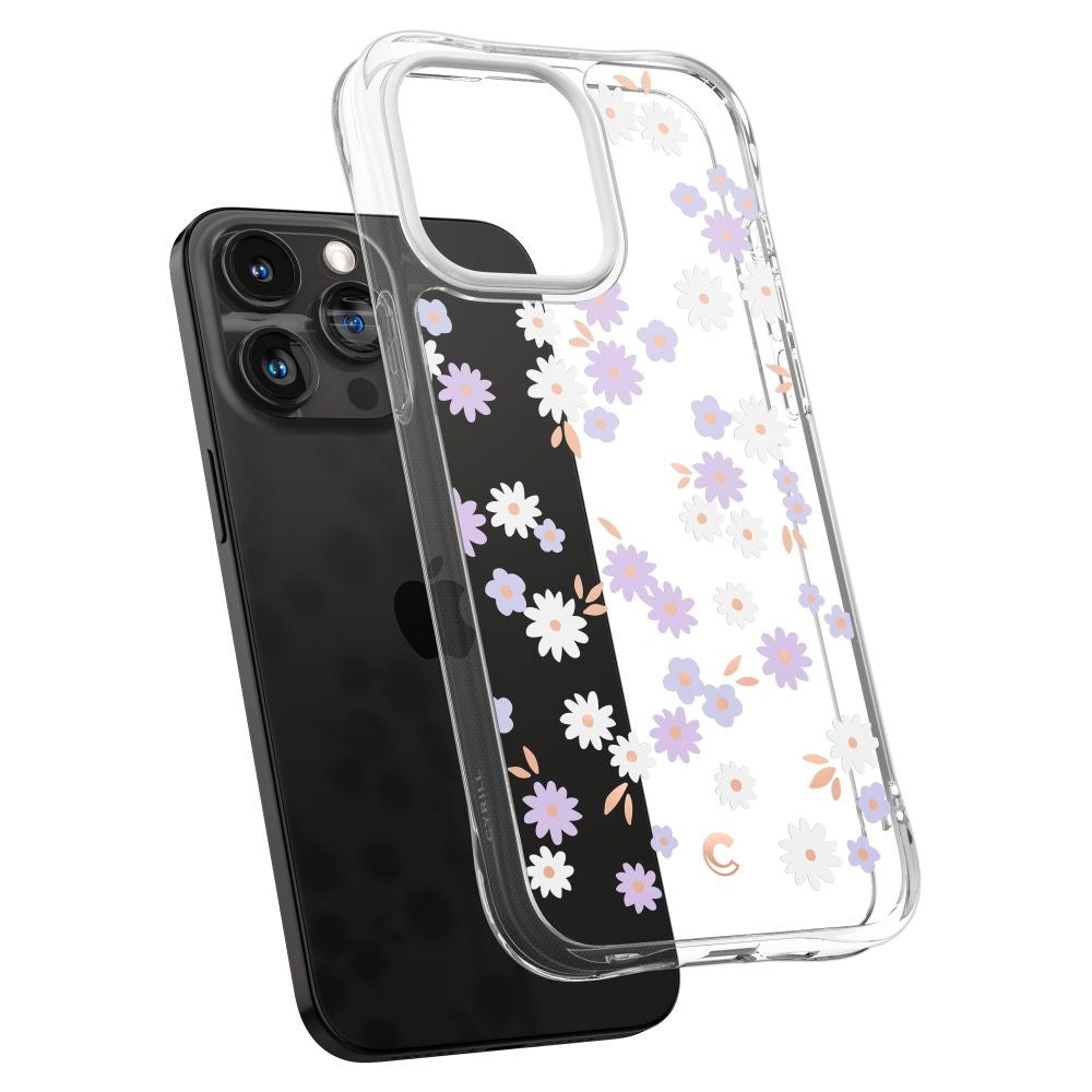 iPhone 15 Pro Cyrill Cecile Plastic Case w. Strap - Dream Daisy