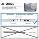 MacBook Pro 13 (2016-2022) / Air 13 (2018-2022) - Lention HD Protective Film