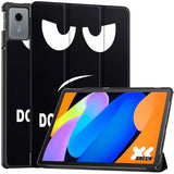 Lenovo Idea Tab 11 EIDERWOOD Leather Flip Case with Motif - "Don't Touch Me"