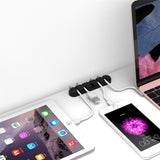 Self-Adhesive Cable Organizer - 5 x Holders - Black