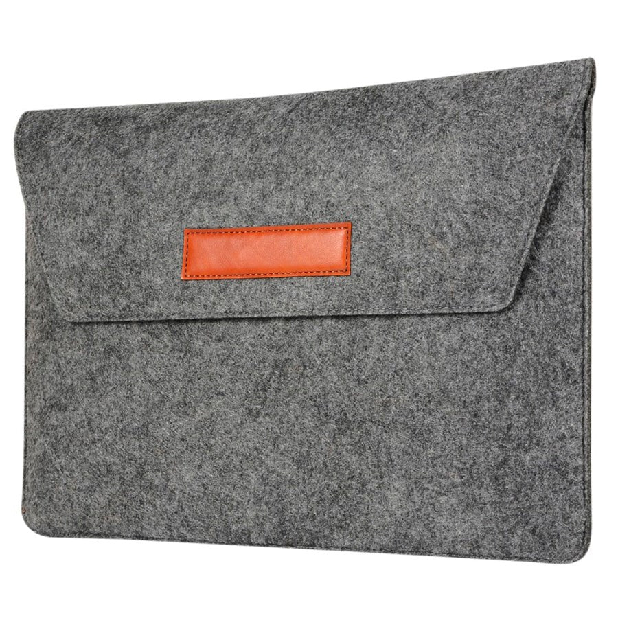 Wool felt Laptop 13" Sleeve (33.5 x 24 cm) - Dark Grey