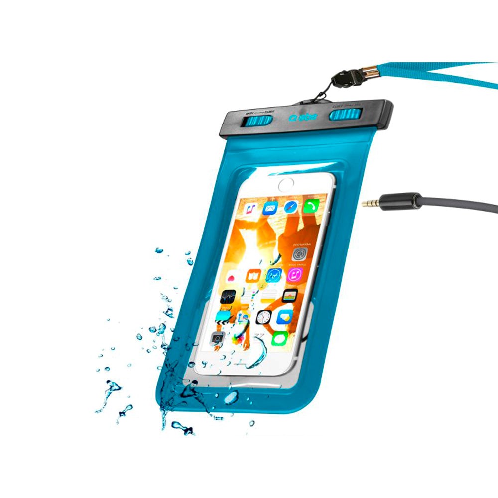 SBS Universal Waterproof Case - Blue - (Max Mobile: 160 x 85 x 10 mm)