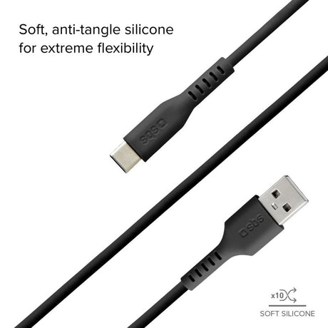 SBS USB-C Cable - 1.5 Meter - 480 Mbit/s - Black