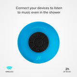 Music Hero Bluetooth Speaker with Suction Cup - Blue