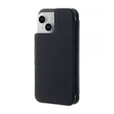 iPhone 15 Plus / 14 Plus / 12 Pro Max Puro Folio Flip Case with Card Holder - MagSafe Compatible - Black