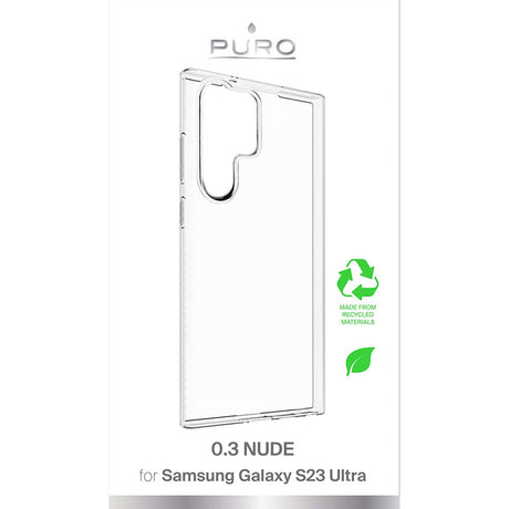 Samsung Galaxy S23 Ultra Puro "NUDE" Ultra Slim Case 0.3mm - Transparent