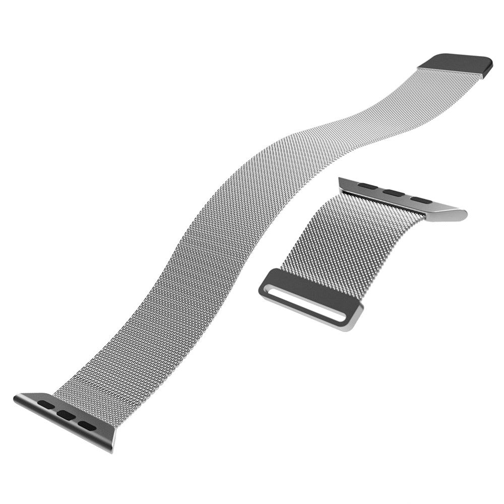 Apple Watch (38/40/SE/41/42mm) Puro MILANESE Stainless Steel Watch Strap - Argento
